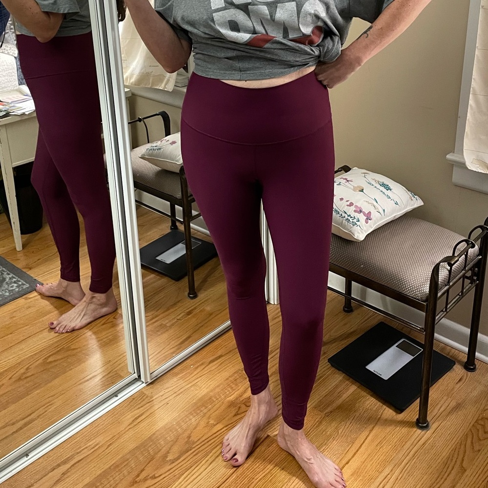 Old Navy leggings Extra High rise wine Medium